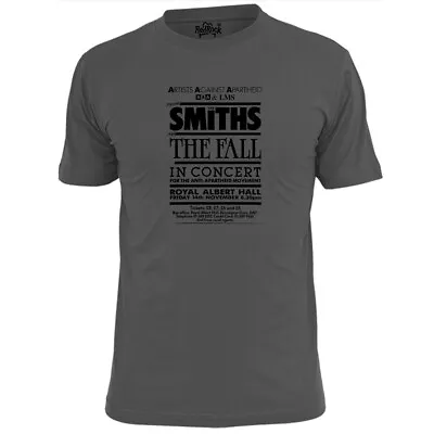 Buy Mens The Smiths And The Fall Inspired Gig Poster T Shirt  Morrisey Marr • 9.99£