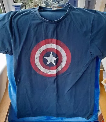 Buy Men's Marvel Avengers Captain America T-shirt Size XL • 3£