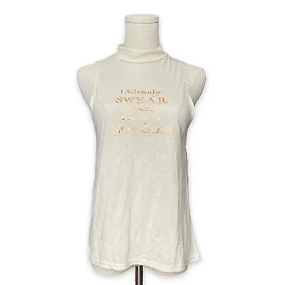 Buy Harry Potter Marauders Map High Neck Top Women S Sand Gold I Solemnly Swear NWT • 24.48£