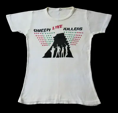 Buy Queen - Live Killers 1979 Official Tour / Album Vintage Promo Concert T-Shirt   • 105£