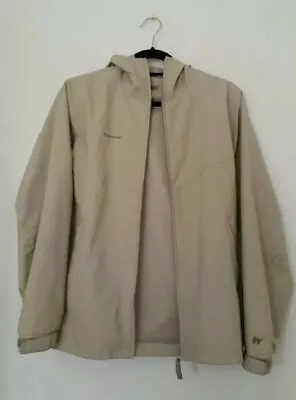Buy QUENCHA Womens Hooded Long Sleeve Jacket US 14 Parka Outwear Coat Pockets Beige  • 23.77£