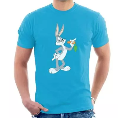 Buy All+Every Looney Tunes Bugs Bunny Eating A Carrot Men's T-Shirt • 17.95£