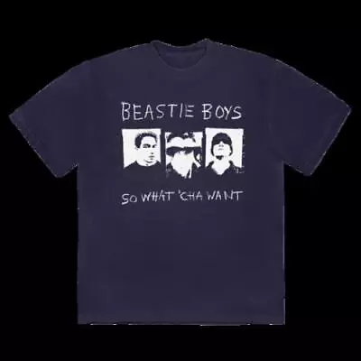 Buy BEASTIE BOYS SO WHAT CHA WANT NAVY BLUE SS TEE L (T-shirt) • 24.09£