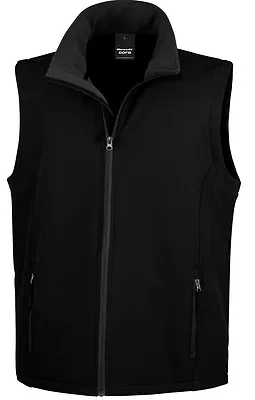 Buy Result Softshell Bodywarmer Water Repellent Gilet Top Sleeveless Jacket Vest • 19.49£