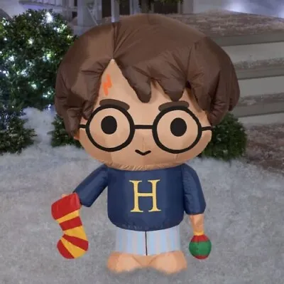 Buy Gemmy 3.2' Airblown Harry Potter In Pajamas With H Lighted Christmas Inflatable • 37.80£