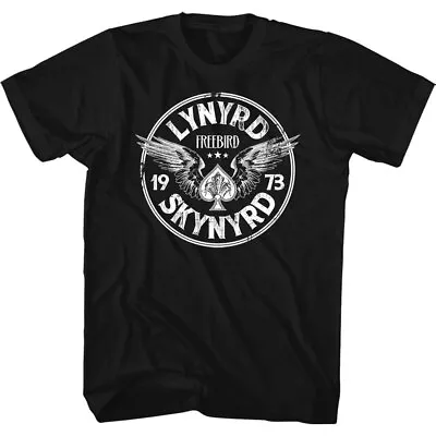 Buy LYNYRD SKYNYRD - Unisex T- Shirt -   Freebird '73 Wings - Black Cotton  • 16.99£