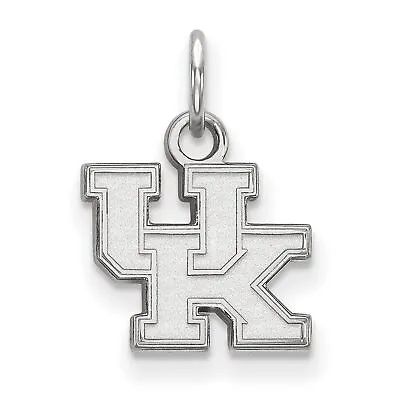 Buy University Of Kentucky Wildcats School Letters Logo Pendant In Sterling Silver • 40.63£
