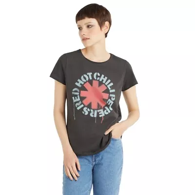 Buy Amplified Womens/Ladies Asterix Red Hot Chilli Peppers T-Shirt GD1101 • 28.59£