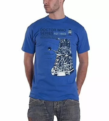 Buy Adults Blue T Shirts Doctor Who Haynes Dalek  LAST FEW • 16.99£