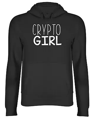 Buy Crypto Girl Mens Womens Hooded Top Hoodie • 17.99£