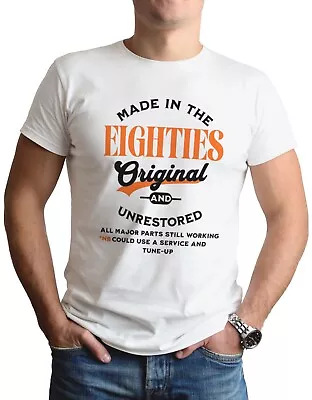 Buy Eighties 80s T-Shirt Funny Gift For Him Born In The 80's Birthday Gift T Shirt • 6.99£