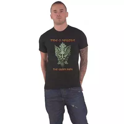 Buy Type O Negative T Shirt The Green Men Band Logo New Official Mens Black • 18.95£