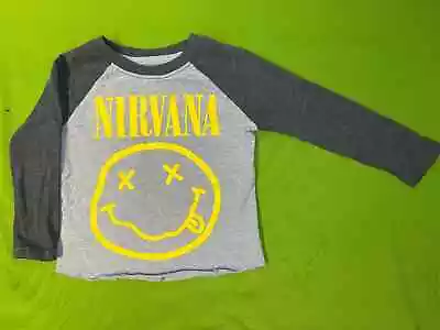 Buy NIRVANA Band Cotton Blend Raglan L/S T-Shirt 12 Months • 8.24£
