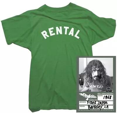Buy Frank Zappa Mens T-Shirts ,Rental Tee Worn By Frank Zappa ,Officially Licensed • 23.96£