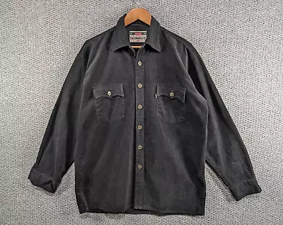 Buy LEVI'S Vintage Men's Black Suede Jeans Oversized Button Jacket Over Shirt - M • 44.50£