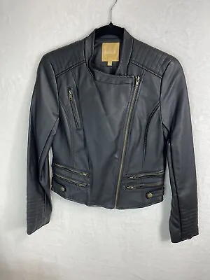 Buy Takara Black Faux Leather Jacket Size Small • 16.81£