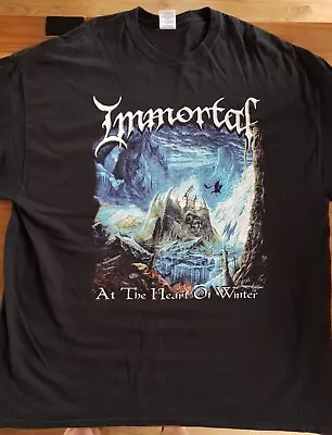 Buy Immortal Band T Shirt Black Metal 2xl Gildan Satyricon Bathory Gorgoroth  • 14£