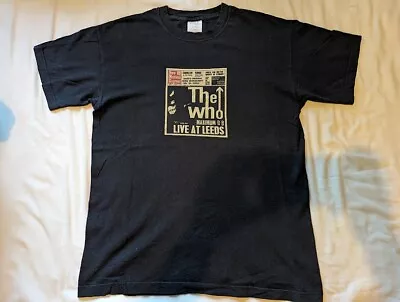 Buy The Who Vintage Band Tour T Shirt Medium Screen Stars 90s NME • 19.99£