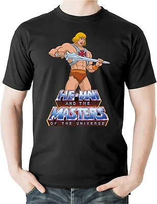 Buy He Man And The Masters Of The Universe Tee 80s Kids Cartoon TShirt Top CLEARANCE • 13.50£