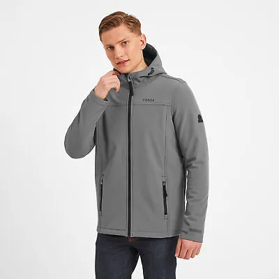 Buy TOG 24 Feizor Mens Softshell Hooded Hybrid Jacket Warm Casual Outdoor Full Zip • 39£