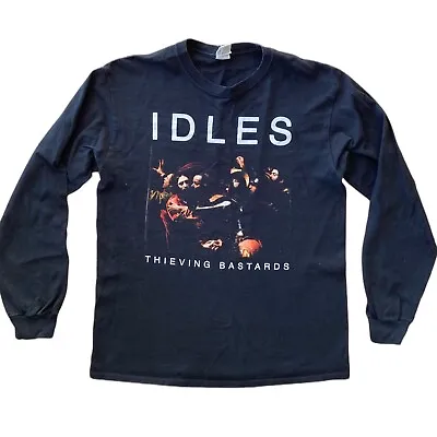 Buy IDLES RARE T-Shirt Size Medium Mens Long Sleeve Music Merchandise Band Graphic • 25£