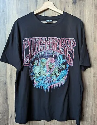 Buy Guns N Roses T Shirt Band Rock & Roll Medium Tour Zombie Dead Re-print   • 11£