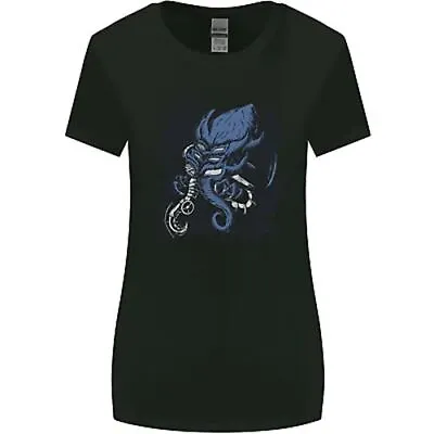 Buy Cyberpunk Cthulhu Kraken Octopus Womens Wider Cut T-Shirt • 10.99£