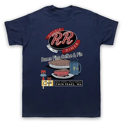 Buy Twin Peaks Double R Diner Damn Fine Coffee & Pie Lynch Mens & Womens T-shirt • 17.99£