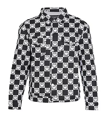 Buy Unisex Happy Checkerboard Trucker Jacket (Cotton) Size L (New W/Tags, RRP £185)  • 70£