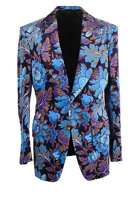 Buy TOM FORD Atticus Black Blue Tuxedo Dinner Jacket Size 46 / 36R U.S. Jacket Bl... • 2,699.10£