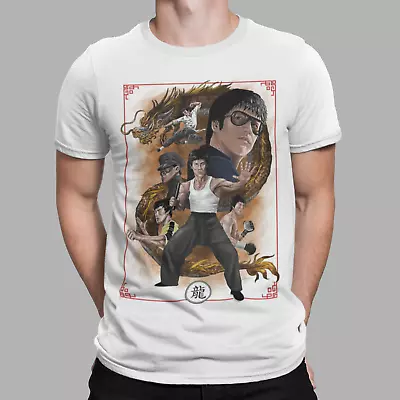Buy Enter The Dragon T-Shirt Mens Bruce Lee Martial Arts MMA Gym Unisex Top Movie  • 6.99£