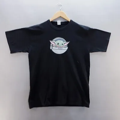 Buy Star Wars T Shirt 14-15 Years Black Graphic Print Baby Yoda Short Sleeve • 8.54£