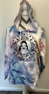 Buy Disney Alice In Wonderland L Womens Hoodie Sweatshirt Tie Dye • 18.94£