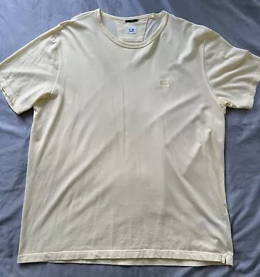Buy CP Company Pastel Yellow 3XL Tacting T-Shirt • 23.40£