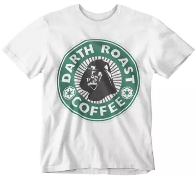 Buy Darth Roast T-Shirt Retro Star Wars Inspired Tee Classic 70s 80s 90s Coffee 2 • 9.08£