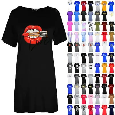 Buy Womens Ladies Nightdress Love Cotton Nightie Loungewear PJ Pyjamas T Shirt Dress • 2.99£