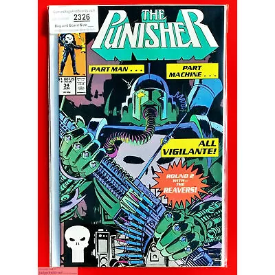 Buy Punisher # 34  The Punisher 1 Marvel Comic Book Bag And Board 1 6 1990 (Lot 2326 • 8.50£