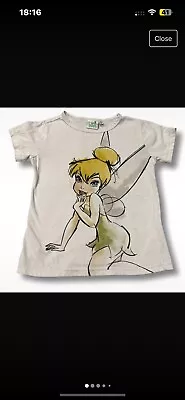Buy Girls White Tinkerbell Tshirt Aged 7/8 Years  • 0.99£
