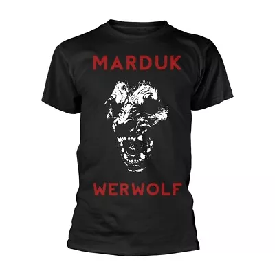 Buy MARDUK - WERWOLF BLACK T-Shirt, Front & Back Print Small • 20.09£