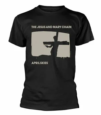 Buy Official The Jesus & Mary Chain T Shirt April Skies Black Mens Classic Rock New • 16.28£