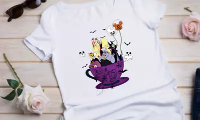 Buy Villains Cup T Shirt Ladies Girls White Cotton Top For Her Holiday Vacay UK • 8.99£