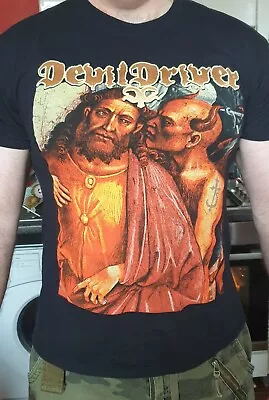Buy Official Devildriver - Jesus Care Less T-shirt - Size LARGE - Pre-owned • 14£