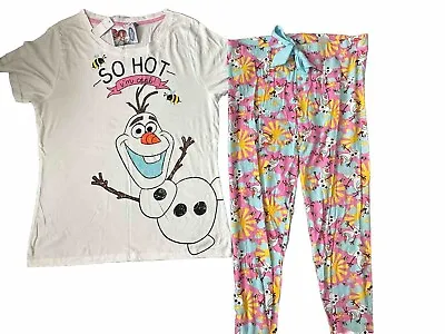 Buy Primark Frozen Olaf Women's Pyjamas UK 14-16 BNWT • 24.99£
