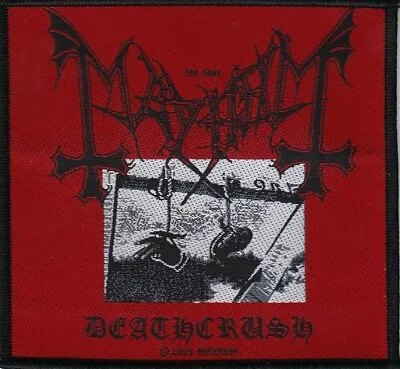 Buy Mayhem Deathcrush Patch Black Metal Official Band Merch • 5.69£