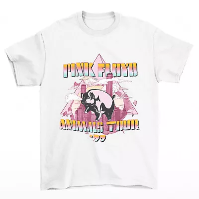 Buy Pink Floyd Animals Tour 77 Official Mens Unisex T-shirt • 14.99£