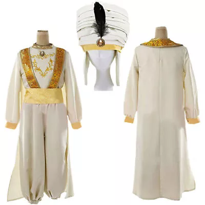 Buy Mens Aladdin Prince Cosplay Magic Lamp Uniform Outfit Costume Halloween • 24.12£