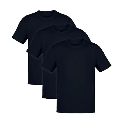 Buy Kids T Shirts Childrens Plain Short Sleeve Boys Girls Tee Shirt PE Sport Top LOT • 9.97£