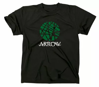 Buy Arrow Mystery Symbol T-Shirt TV Series Green Logo Fanshirt Fan Oliver Queen • 19.92£