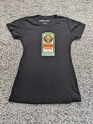 Buy Jagermeister Shirt Womens Small Black Casual Lounge Graphic Tee Short Sleeve • 14.20£