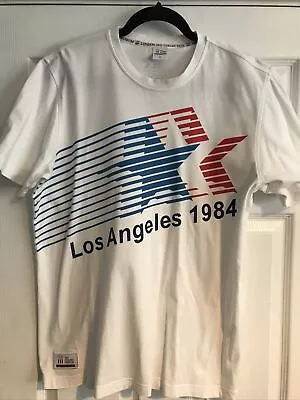 Buy Los Angeles 1984 Olympics Mens White Medium T Shirt. London 2012 Collection. • 9.99£